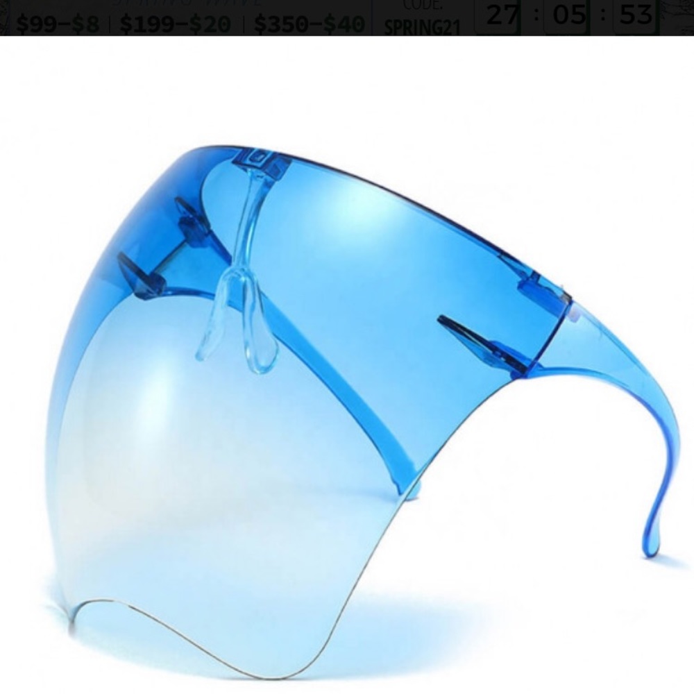 Sunglasses blue and light tint black